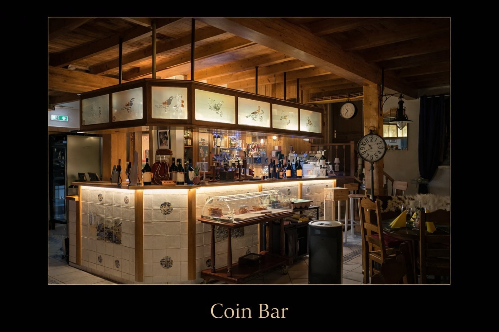 Coin bar du restaurant