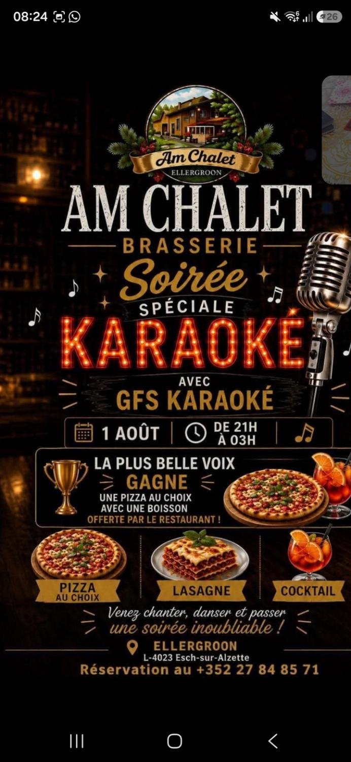 Soirée Karaoké 1er août